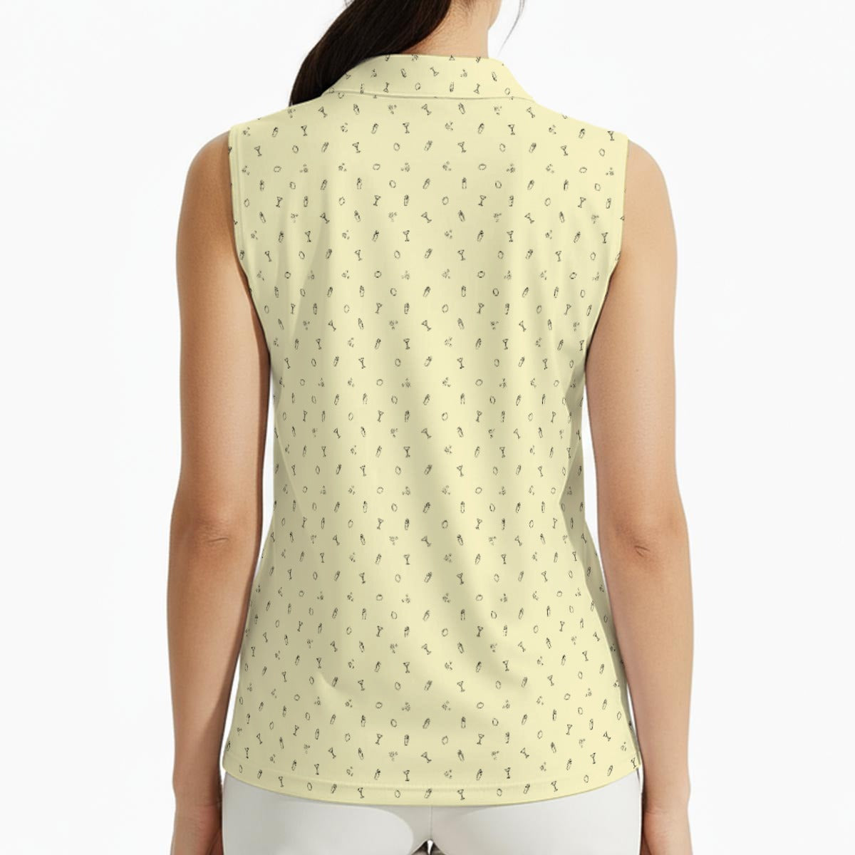 Lemon Drop Women's Sleeveless Polo