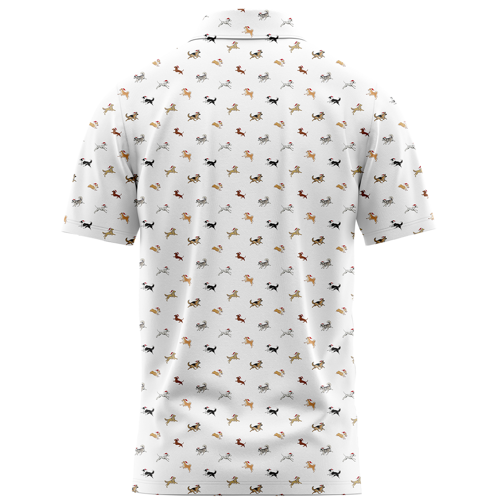 Bark the Herald (White) Men's Polo