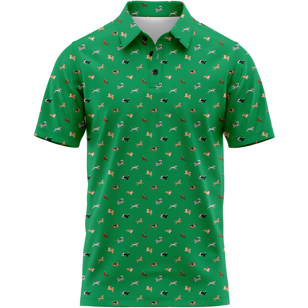 Bark the Herald (Green) Men's Polo