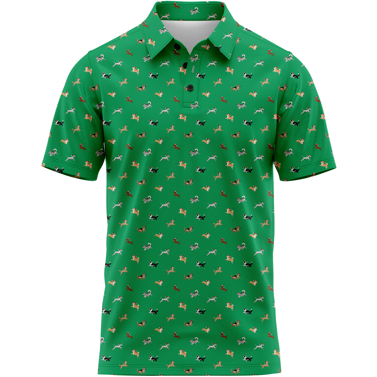 Bark the Herald (Green) Men's Polo