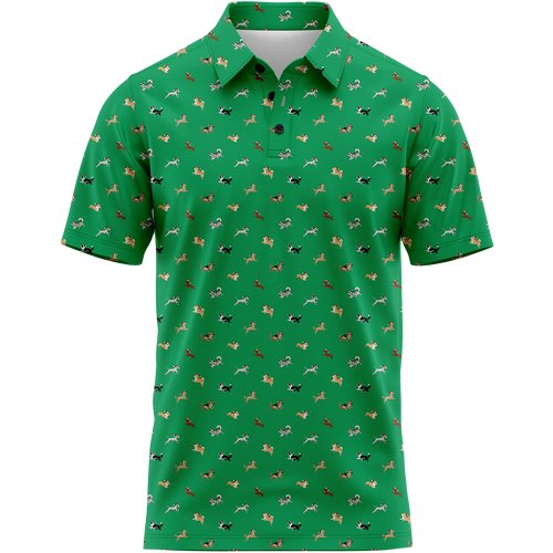 Bark the Herald (Green) Men's Polo