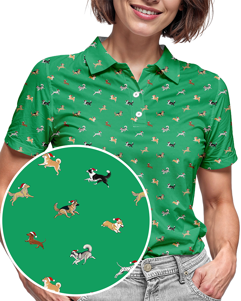Bark the Herald (Green) Women's Polo