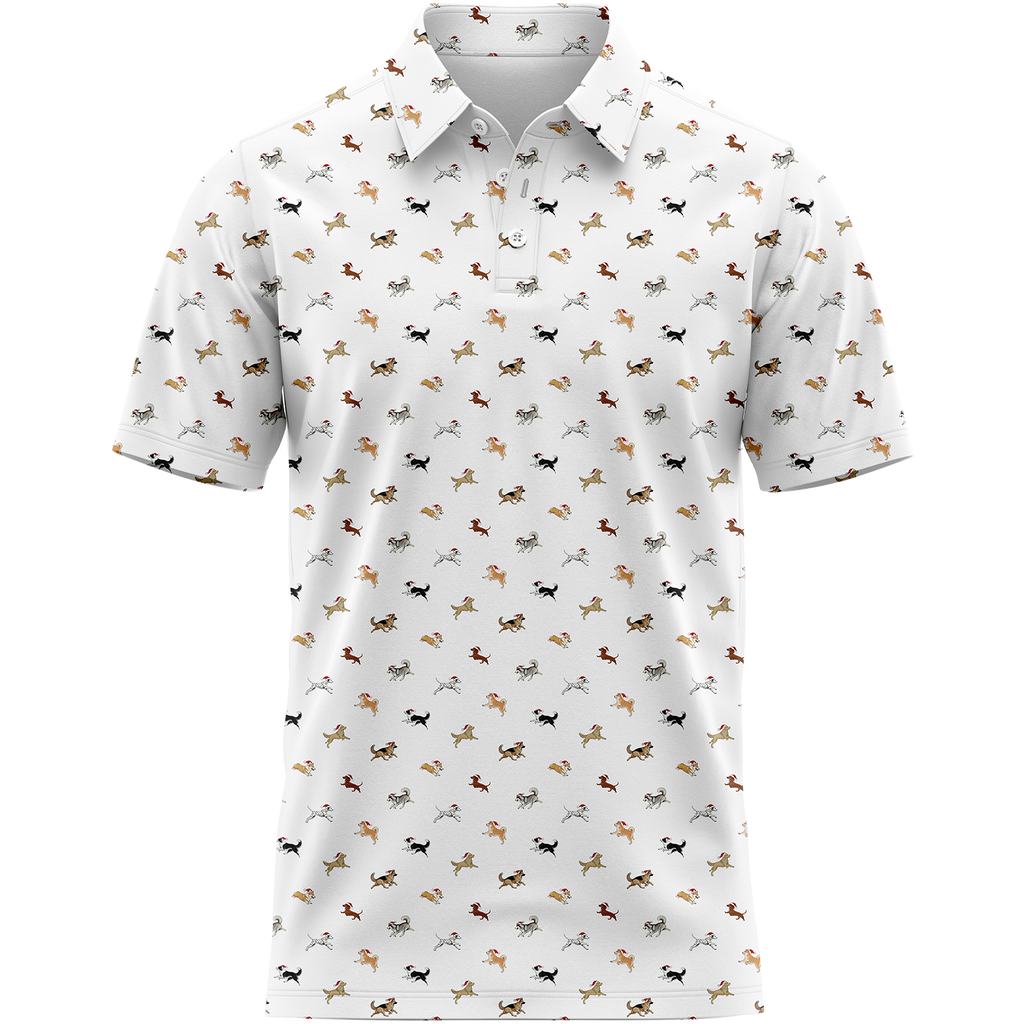 Bark the Herald (White) Men's Polo