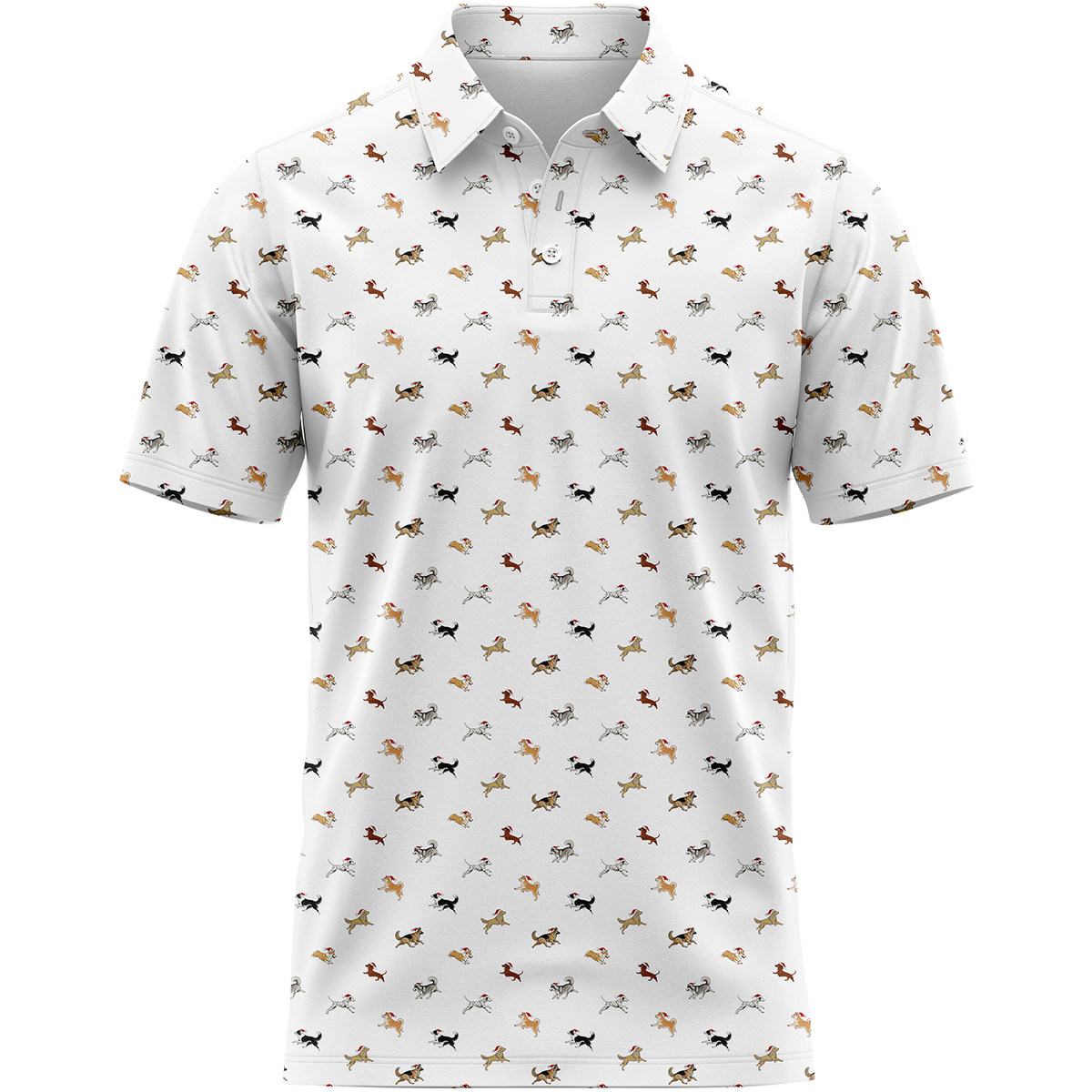 Bark the Herald (White) Men's Polo