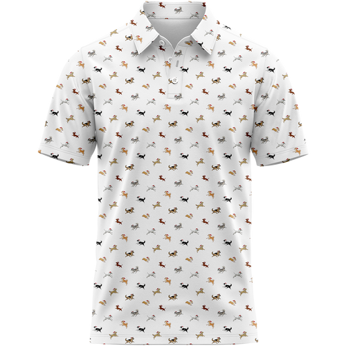 Bark the Herald (White) Men's Polo