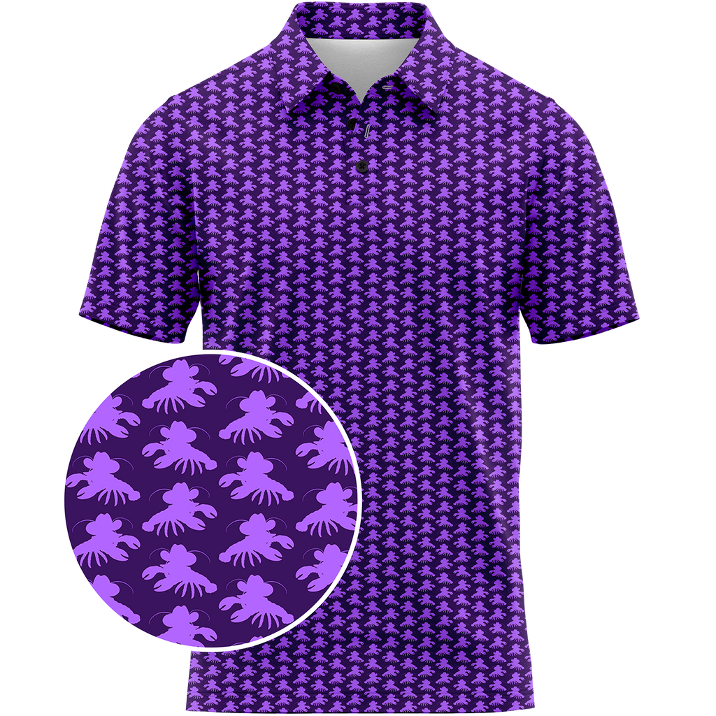 Crawfish Cowboy (Purple) Men's Polo
