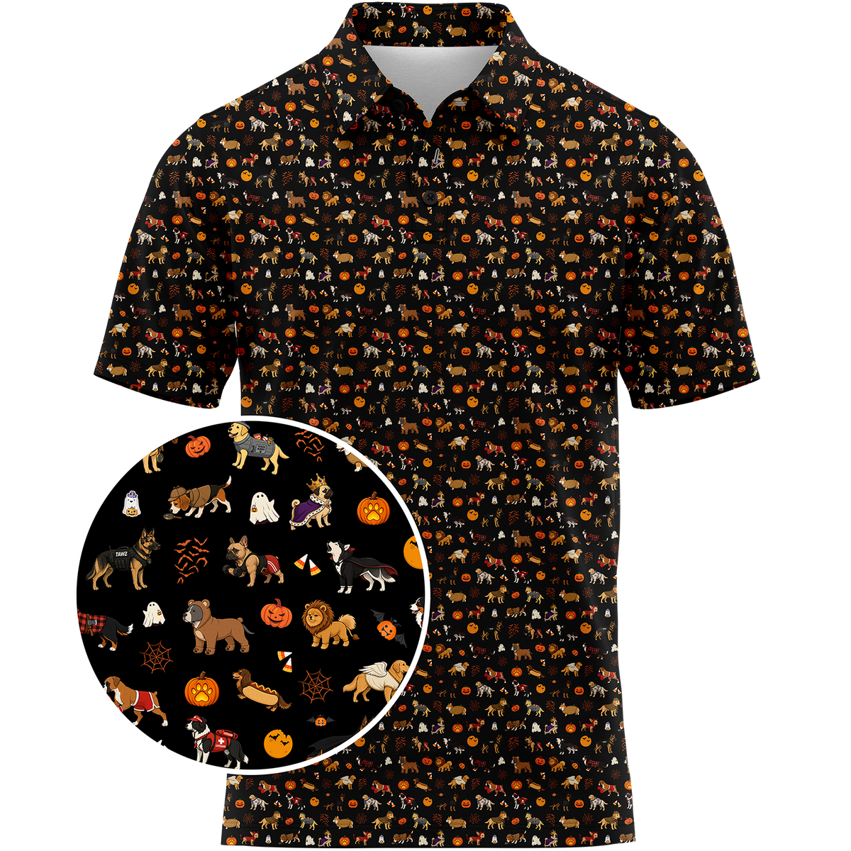 Howl-O-Ween Men's Polo