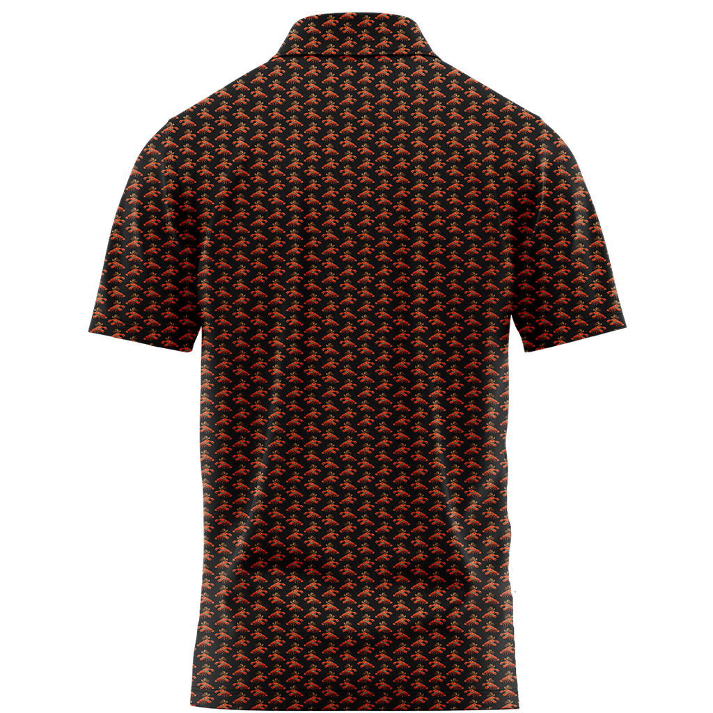 Cowboy Crawfish (Black) Men's Polo
