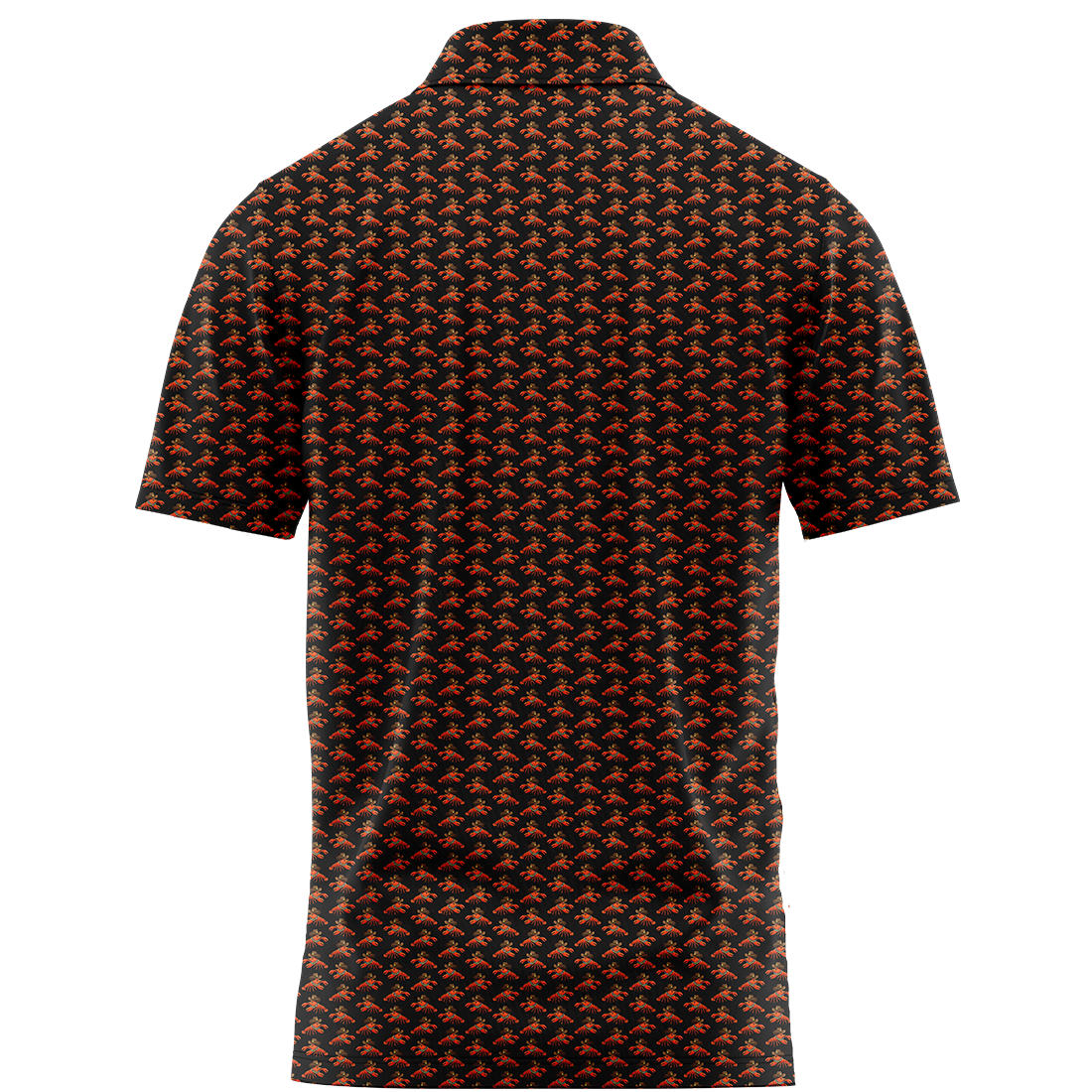 Cowboy Crawfish (Black) Men's Polo