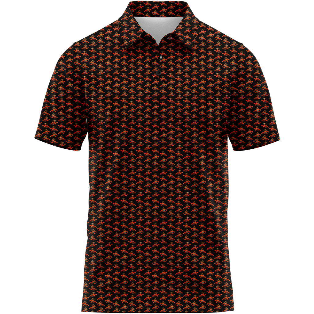 Cowboy Crawfish (Black) Men's Polo